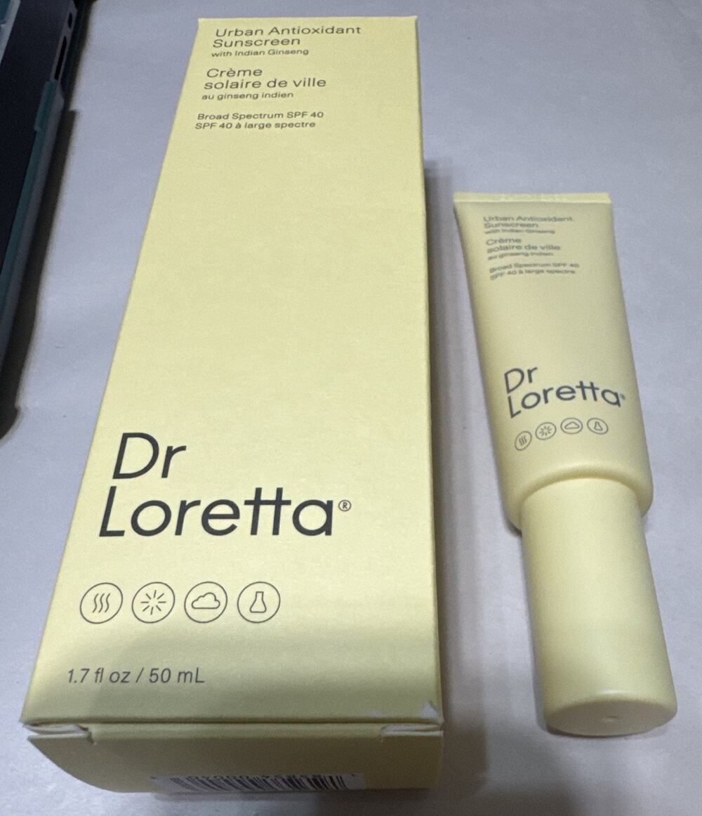 Dr. Loretta Urban Antioxidant Sunscreen SPF 40 1.7 oz 60 ml Full Size NIB 11/28